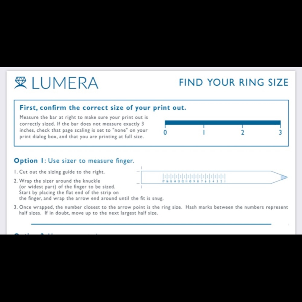 Ring Size Chart- Please Go To These Sites To Print